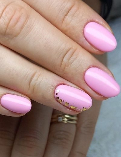 Manicure hybrydowy+ małe zdobienie2