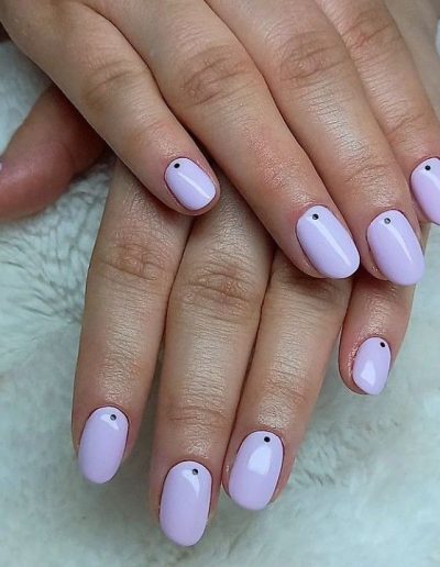 Manicure hybrydowy+ małe zdobienie5