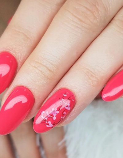 manicure hybrydowy ze zdobieniem kraków 3