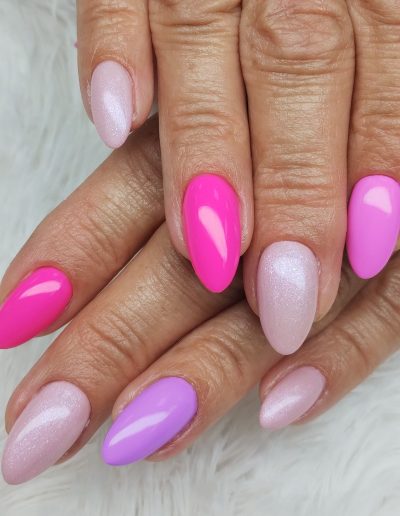 manicure żel na naturalnej płytce kraków 1