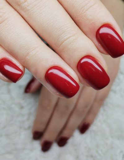 uzupełnianie żelem po innym salonie - manicure krakow1